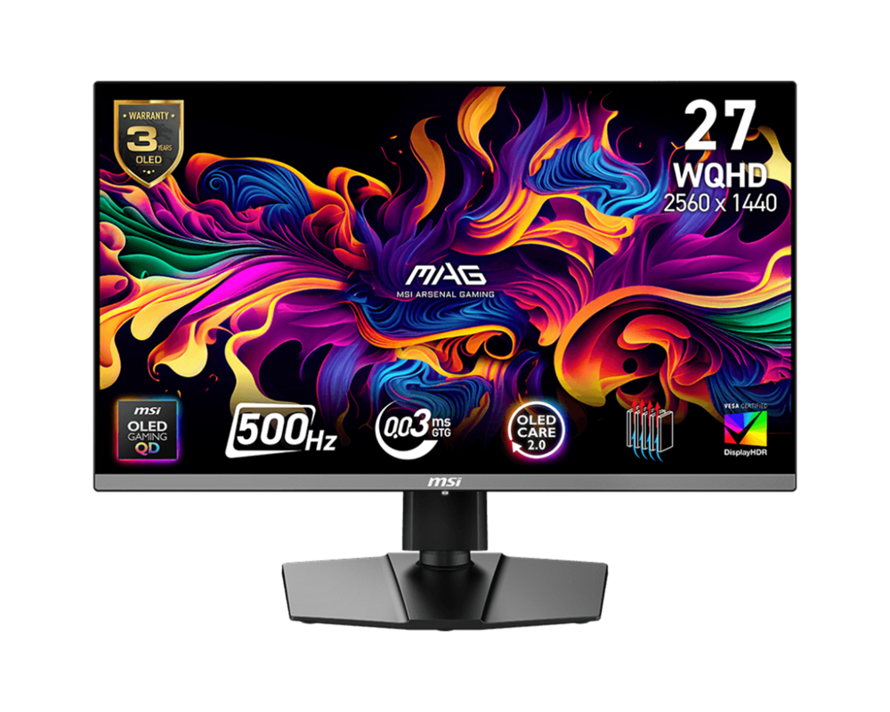 Монитор MSI MAG 272QP QD-OLED X50 Gaming 6 Монитор MSI MAG 272QP QD-OLED X50 Gaming 6