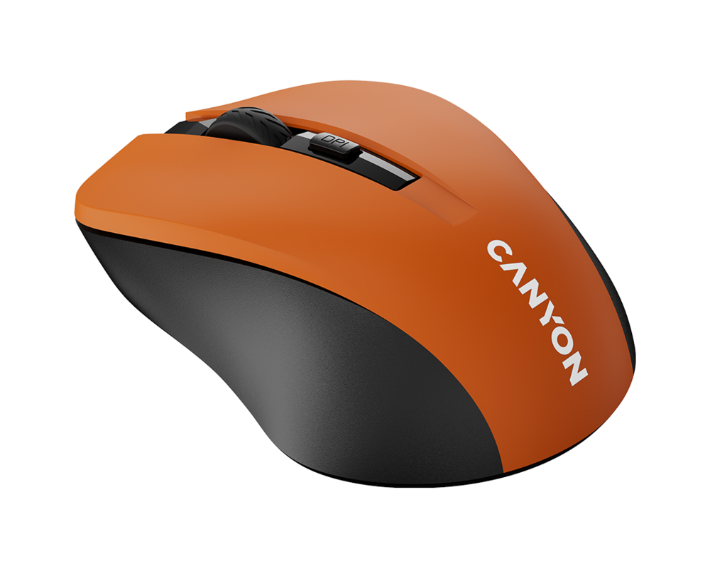 Мишка CANYON mouse MW-1 Wireless Orange 9 Мишка CANYON mouse MW-1 Wireless Orange 9