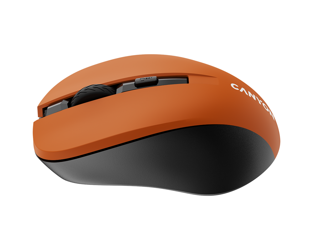 Мишка CANYON mouse MW-1 Wireless Orange 11 Мишка CANYON mouse MW-1 Wireless Orange 11