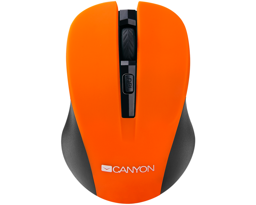 Мишка CANYON mouse MW-1 Wireless Orange 4 Мишка CANYON mouse MW-1 Wireless Orange 4