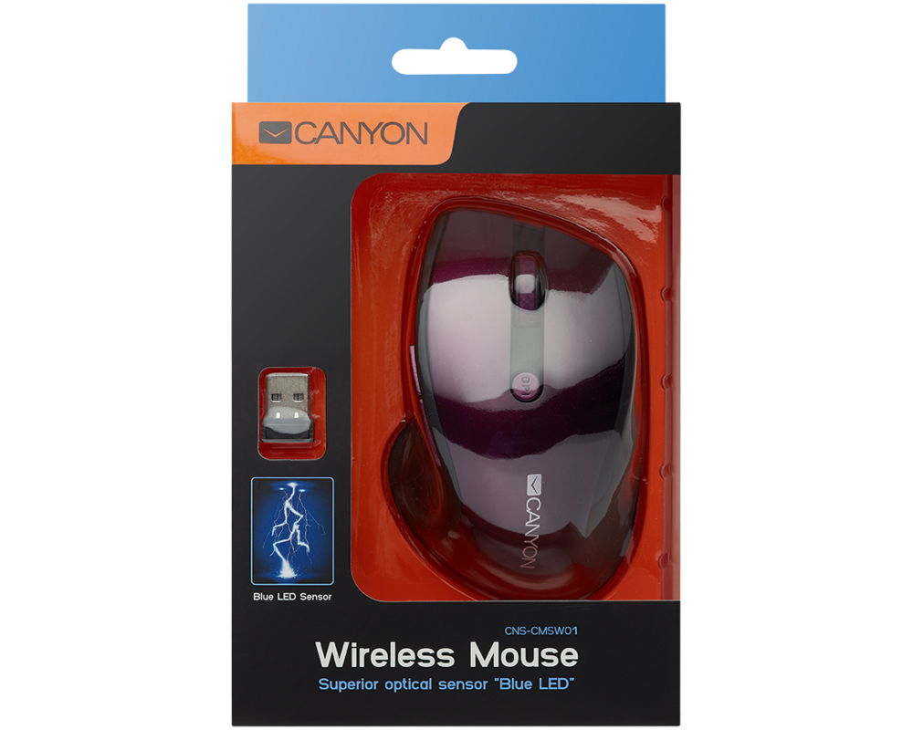 Мишка CANYON 2.4Ghz wireless mouse 6 Мишка CANYON 2.4Ghz wireless mouse 6