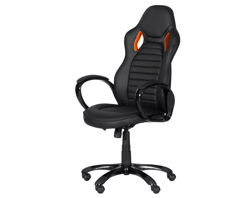 Геймърски стол Геймърски стол Carmen 7502 - черно-оранжев 3