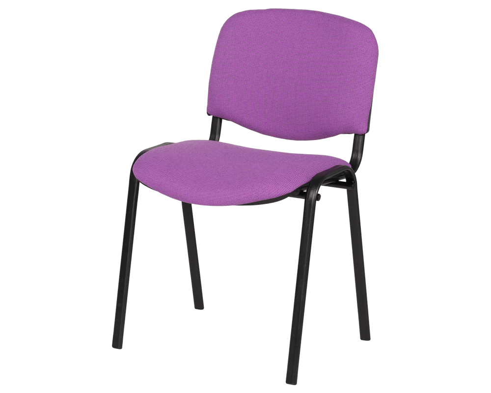 Офис стол Посетителски стол Carmen 1130 LUX - лилаво-черен 3