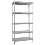 <span>Метален шкаф</span> Метален стелаж HARD 180x60x40 см, до 90 кг на рафт - цинк <span class='catalog-num-in-name'>3580509</span> - 