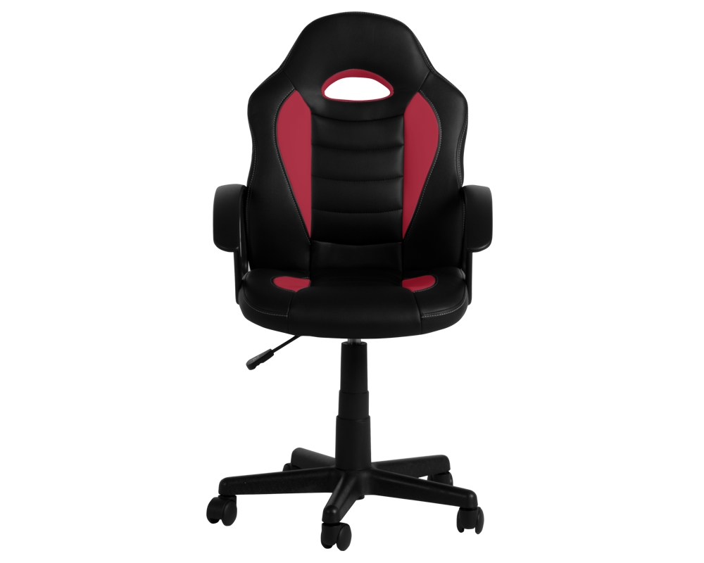 Офис стол Детски стол Carmen 7526 - черно-червен 2