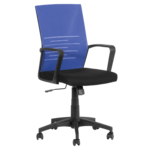 <span>Офис стол</span> Работен офис стол Carmen 7041 - черен - син <span class='catalog-num-in-name'>3520288_4</span> - 