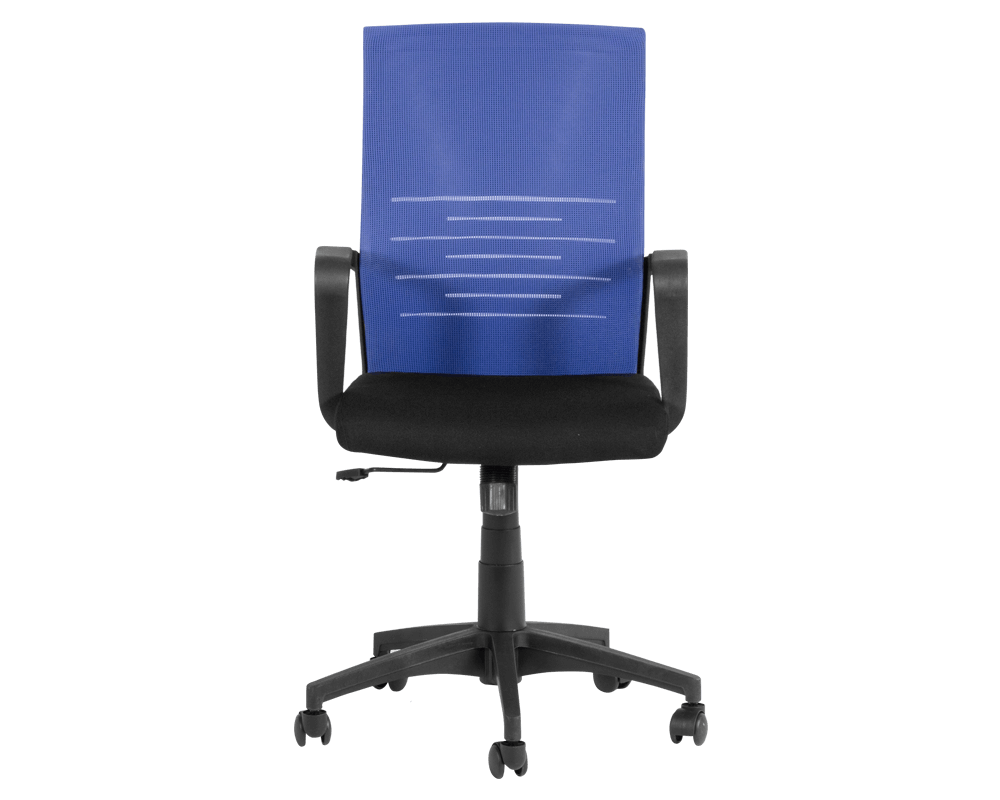 Офис стол Работен офис стол Carmen 7041 - черен - син 2