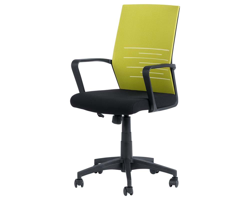 Офис стол Работен офис стол Carmen 7041 - черен - зелен 3