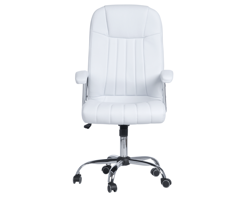 Офис стол Президентски офис стол Carmen 6181 - бял 2