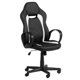  Геймърски стол Carmen 7525 - черно-бял 658467 3520259_5 на топ цена - PIC.bg