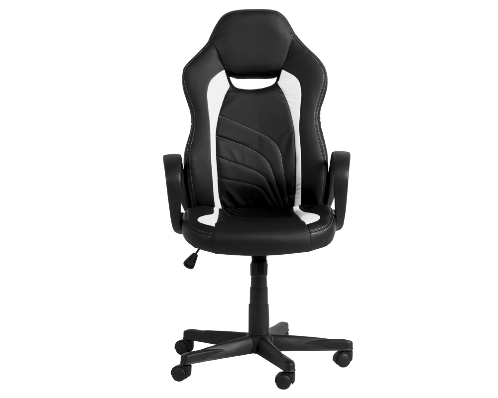 Геймърски стол Геймърски стол Carmen 7525 - черно-бял 6