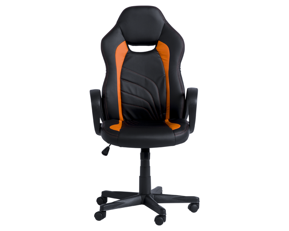 Геймърски стол Геймърски стол Carmen 7525 - черно-оранжев 2