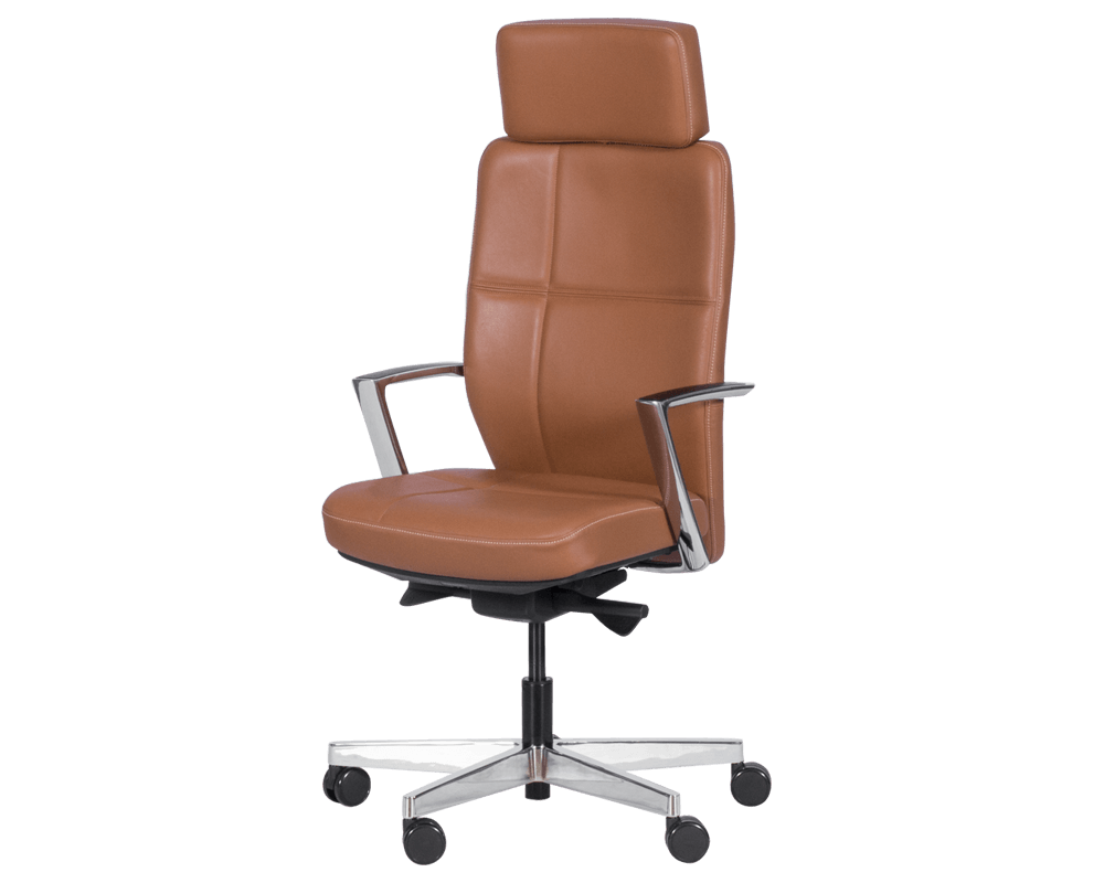 Офис стол Ергономичен стол SAHARA - кафе LUX 3