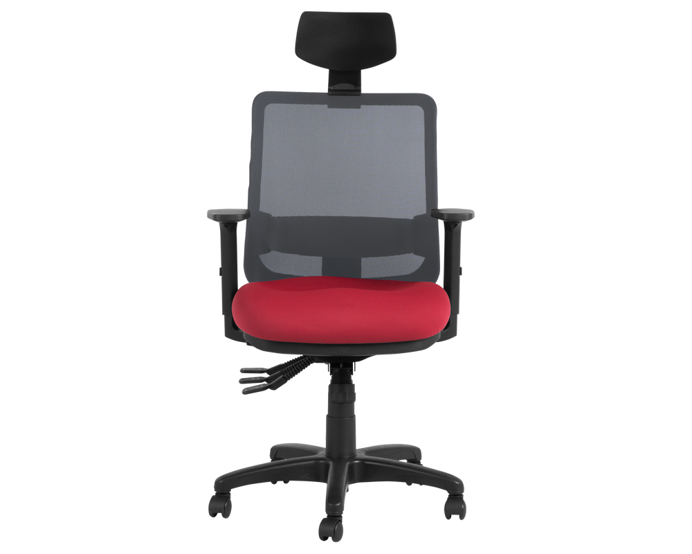 Офис стол Ергономичен стол SEVERO - червен 2