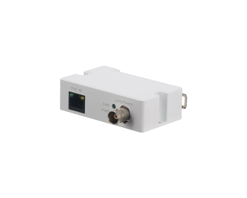 Аксесоар за видеонаблюдение Еднопортов Ethernet с голям обхват през коаксиален удължител Dahua LR1002-1ET TRANSMITTER 2