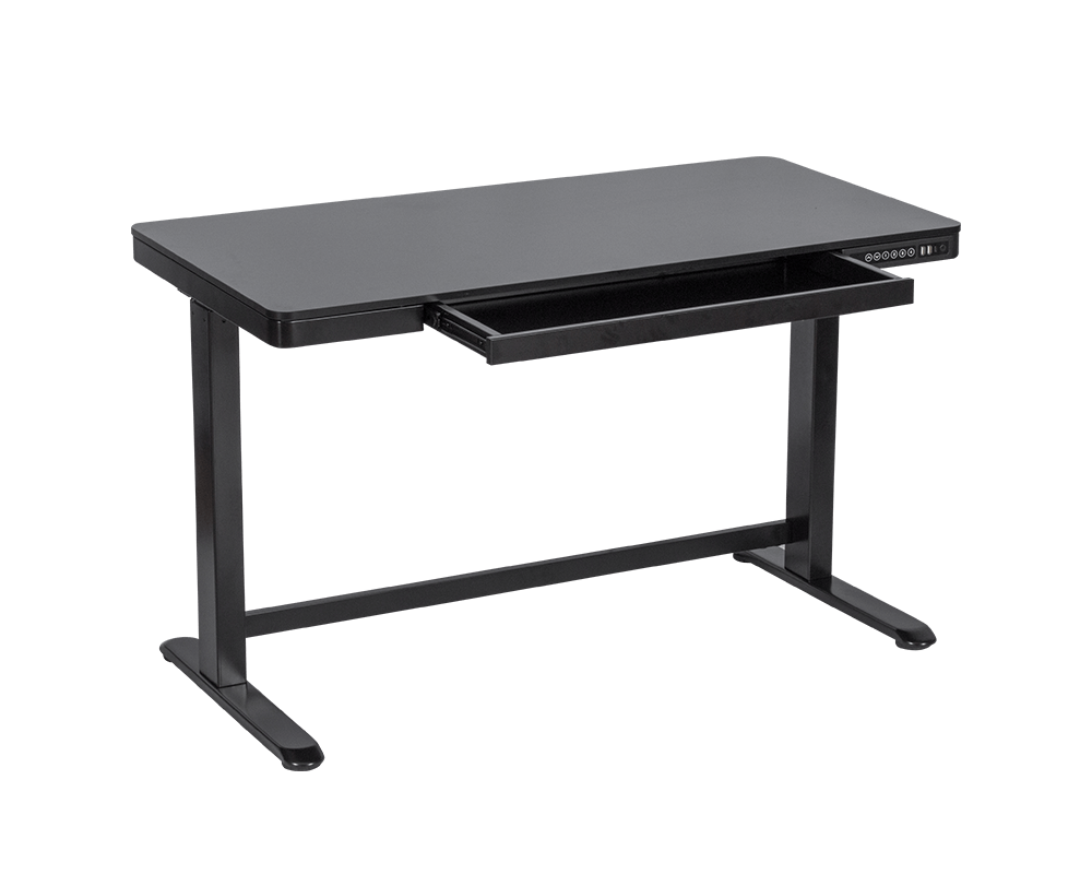 Бюро Ергономично регулируемо бюро Carmen CR-118 - черно 2