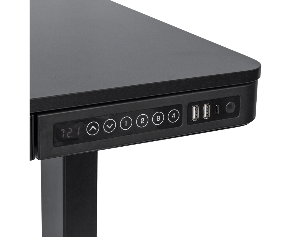 Бюро Ергономично регулируемо бюро Carmen CR-118 - черно 5