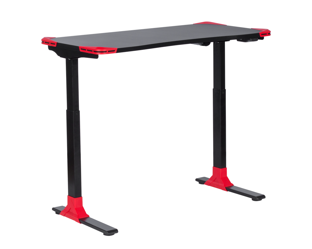 Бюро Ергономично геймърско бюро Carmen CR-121 G - черно-червено 2