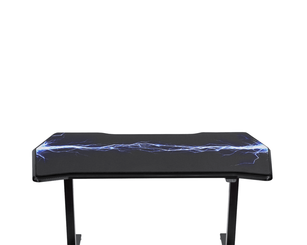 Бюро Ергономично геймърско бюро Carmen CR-116 G - черно - син 8