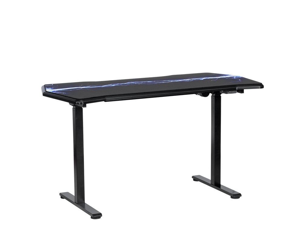 Бюро Ергономично геймърско бюро Carmen CR-116 G - черно - син 9