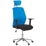 <span>Офис стол</span> Президентски офис стол Carmen 7535-1 - синьо - черен <span class='catalog-num-in-name'>3520345_2</span> - 