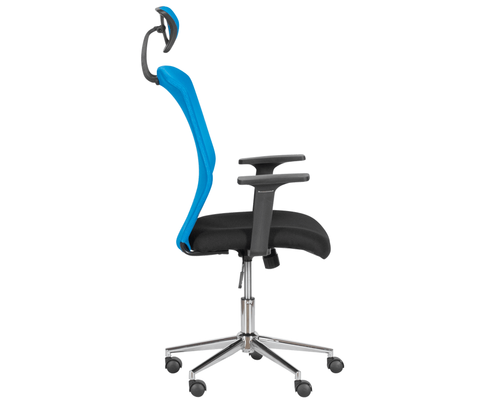 Офис стол Президентски офис стол Carmen 7535-1 - синьо - черен 4