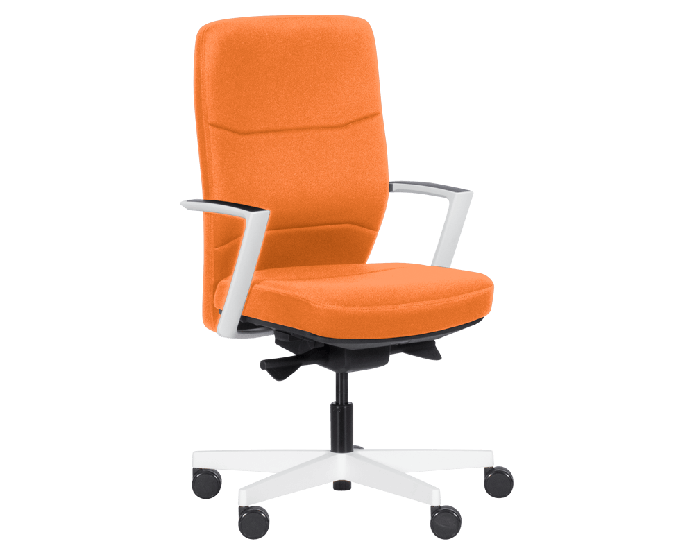 Офис стол Ергономичен стол ROBIN - оранжев