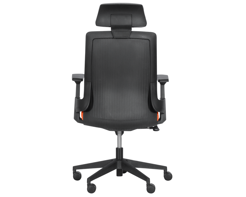 Офис стол Президентски офис стол Carmen 7544 - оранжево-сив 5