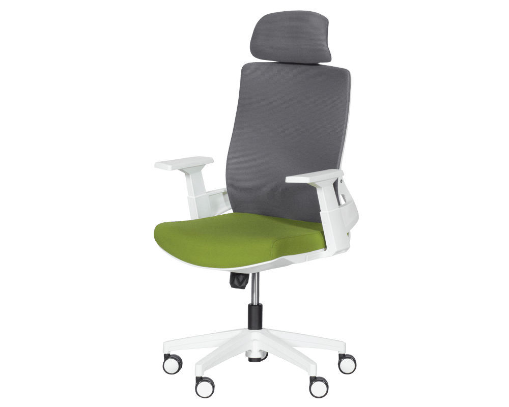 Офис стол Президентски офис стол Carmen 7546 - тъмнозелен-сив 3