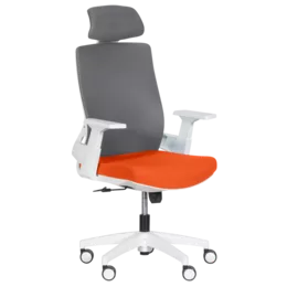  Президентски офис стол Carmen 7546 - оранжев - сив 658812 3520356_5 на топ цена - PIC.bg