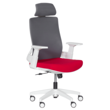  Президентски офис стол Carmen 7546 - червен - сив 658813 3520356_6 на топ цена - PIC.bg