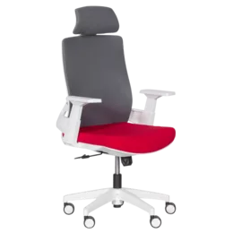  Президентски офис стол Carmen 7546 - червен - сив 658813 3520356_6 на топ цена - PIC.bg