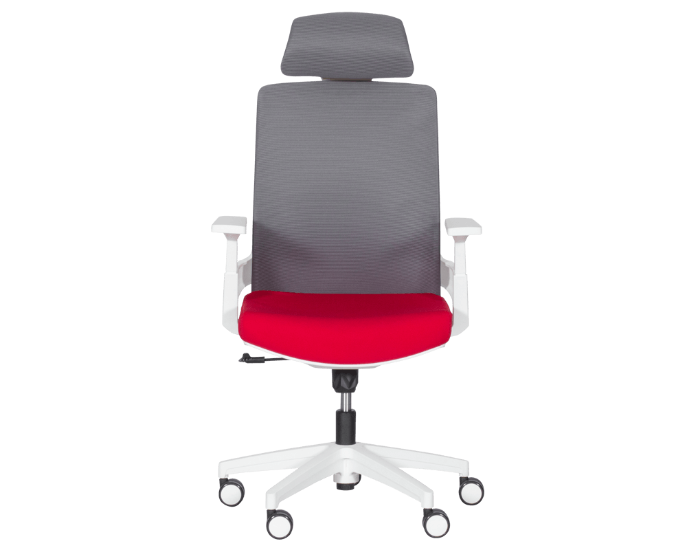 Офис стол Президентски офис стол Carmen 7546 - червен - сив 2