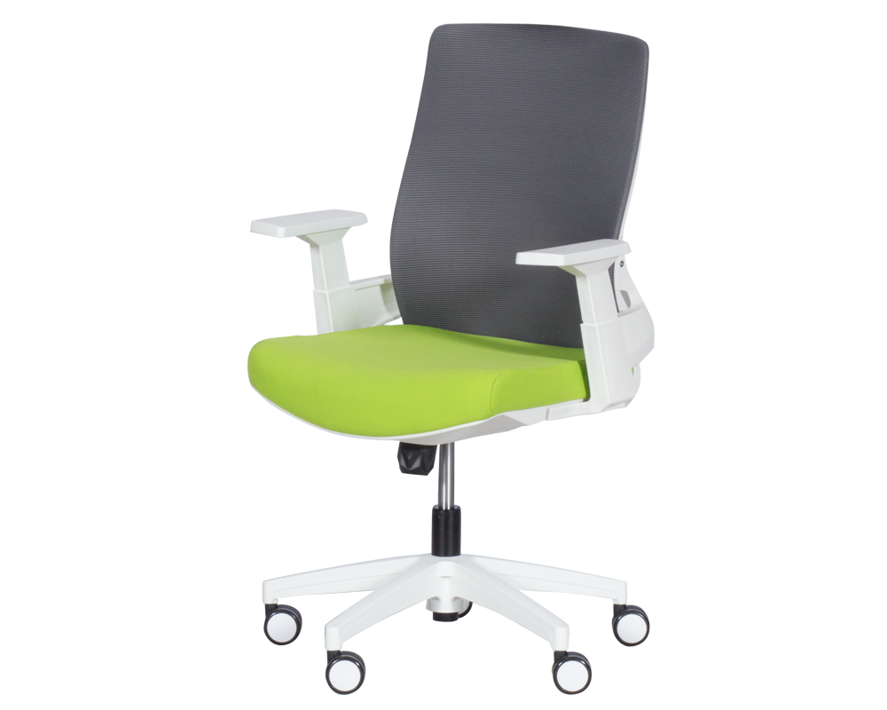 Офис стол Работен офис стол Carmen 7547 - зелен-сив 3