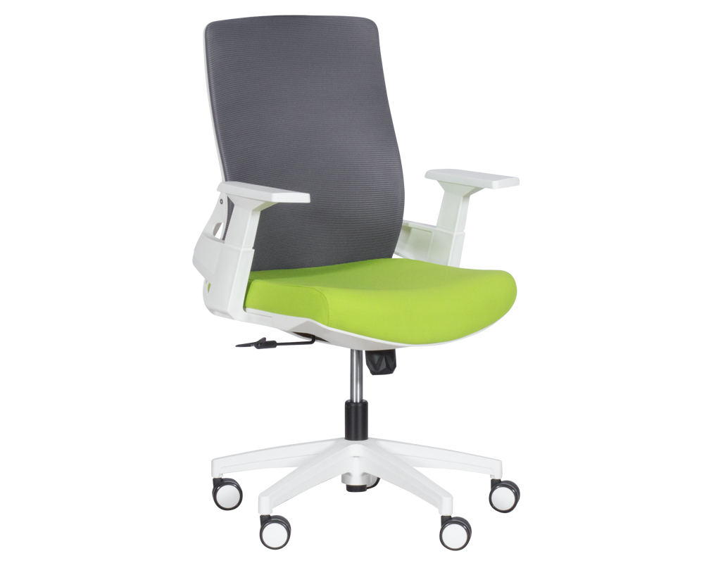 Офис стол Работен офис стол Carmen 7547 - зелен-сив