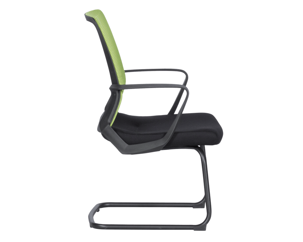 Офис стол Посетителски стол Carmen 7564 - черно - зелен 4