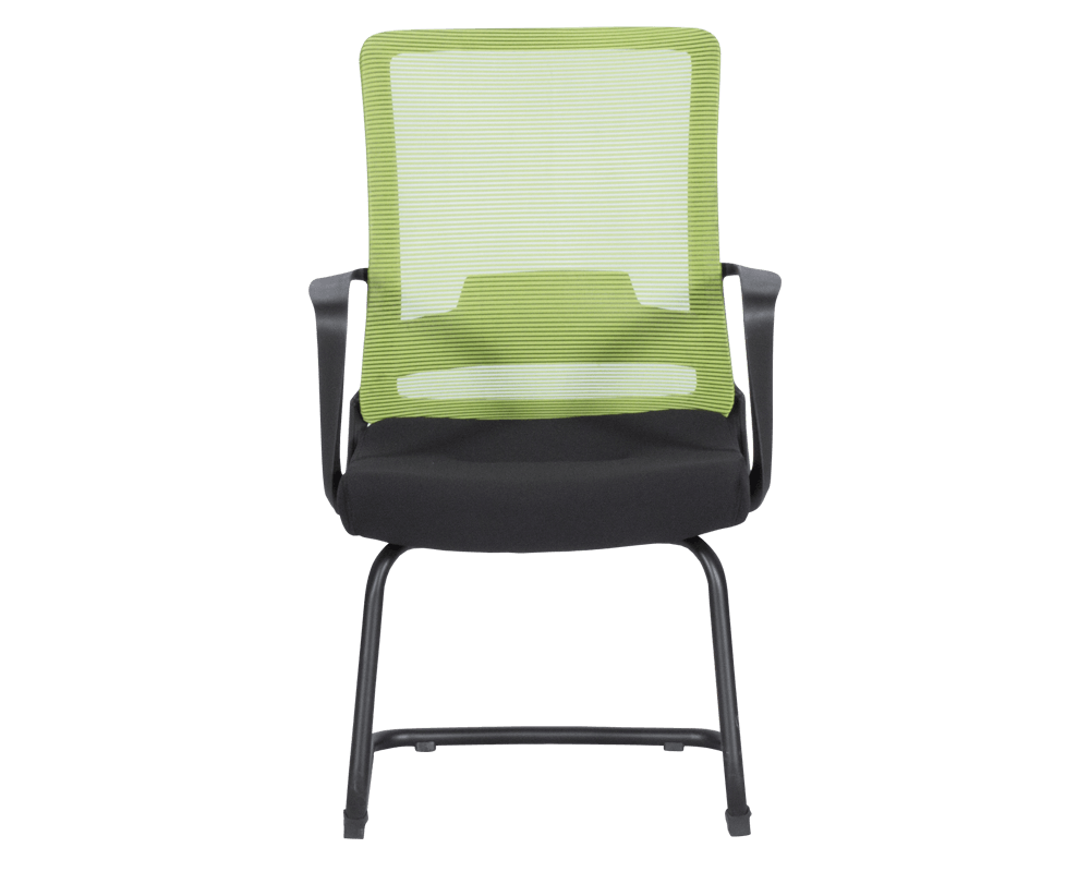 Офис стол Посетителски стол Carmen 7564 - черно - зелен 2