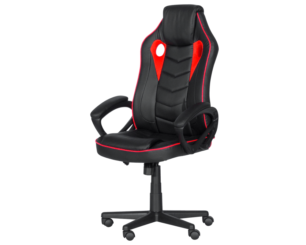 Геймърски стол Геймърски стол Carmen 7604 - черен - червен 3