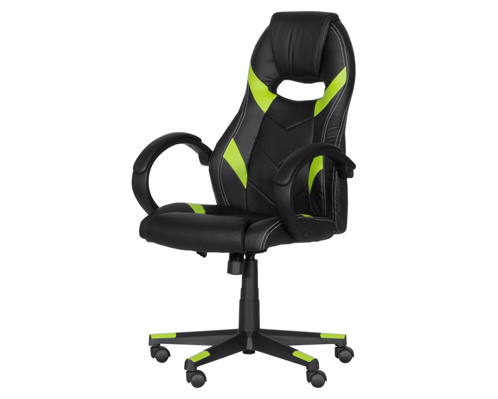 Геймърски стол Геймърски стол Carmen 7605 - черен - зелен 3