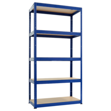  Метален стелаж STAR 180x90x40 см, до 175 кг на рафт - син 658886 3580503 на топ цена - PIC.bg