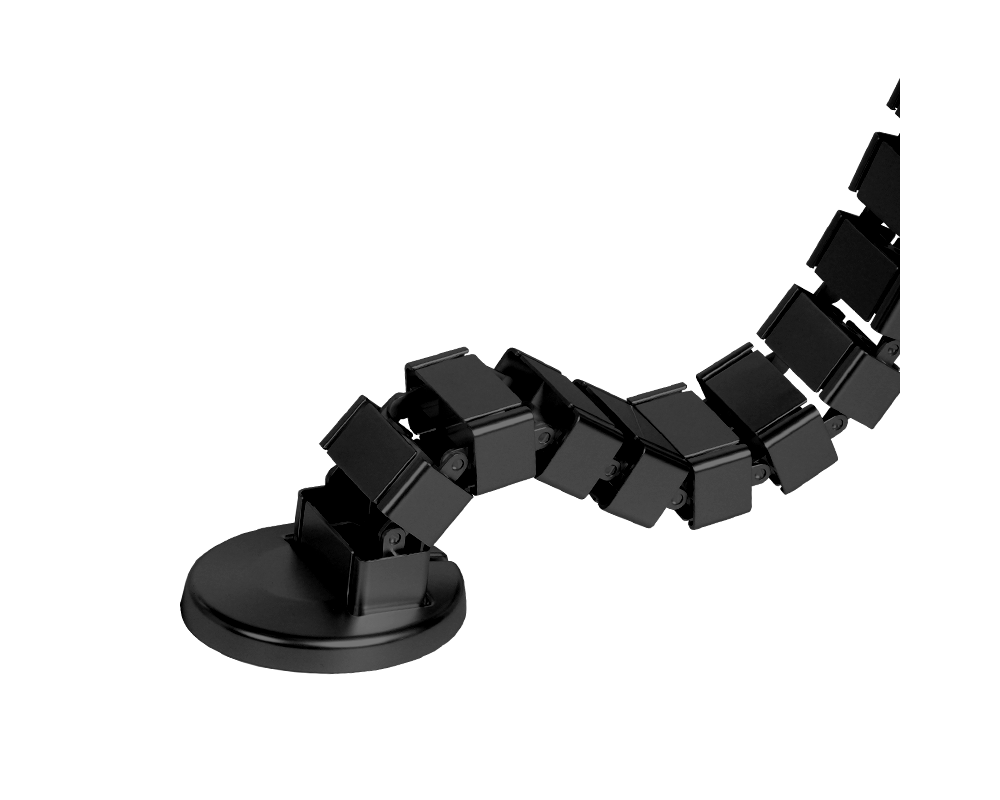 Аксесоар за бюро Държач за кабели за бюро Carmen CR-017-B - черен 2