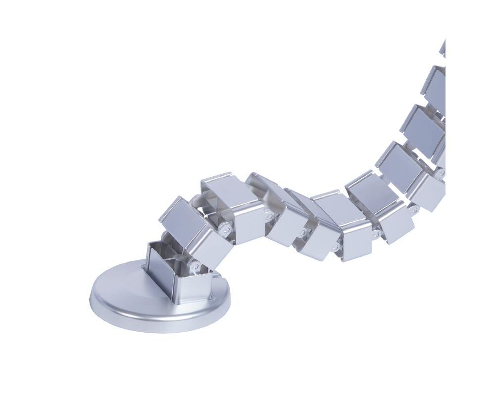 Аксесоар за бюро Държач за кабели за бюро Carmen CR-017-S - сив 2