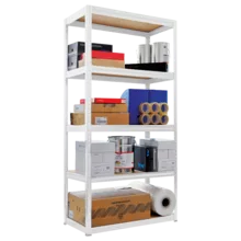  Метален стелаж STAR 180х90х45 см, до 175 кг на рафт - бял 658945 3580503_1 на топ цена - PIC.bg