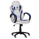 <span>Геймърски стол</span> Геймърски стол с футболни мотиви Carmen 6308 - бял-син <span class='catalog-num-in-name'>3520138</span> - 
