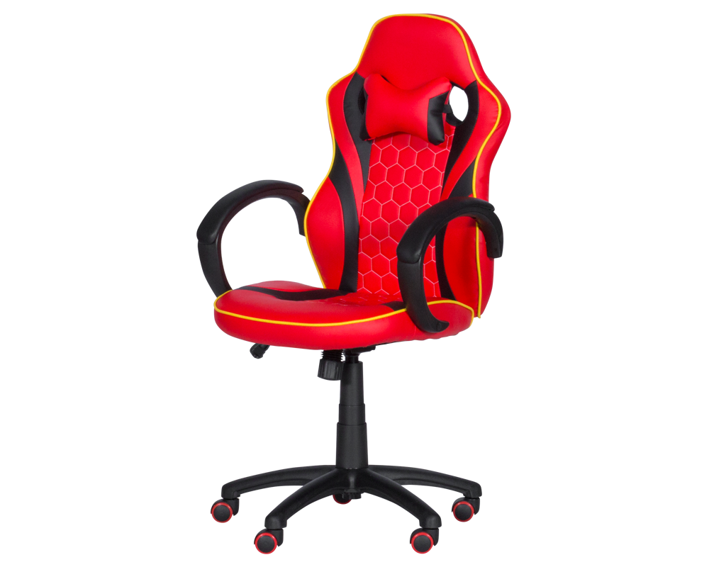 Геймърски стол Геймърски стол с футболни мотиви Carmen 6301 - червено-черен 3