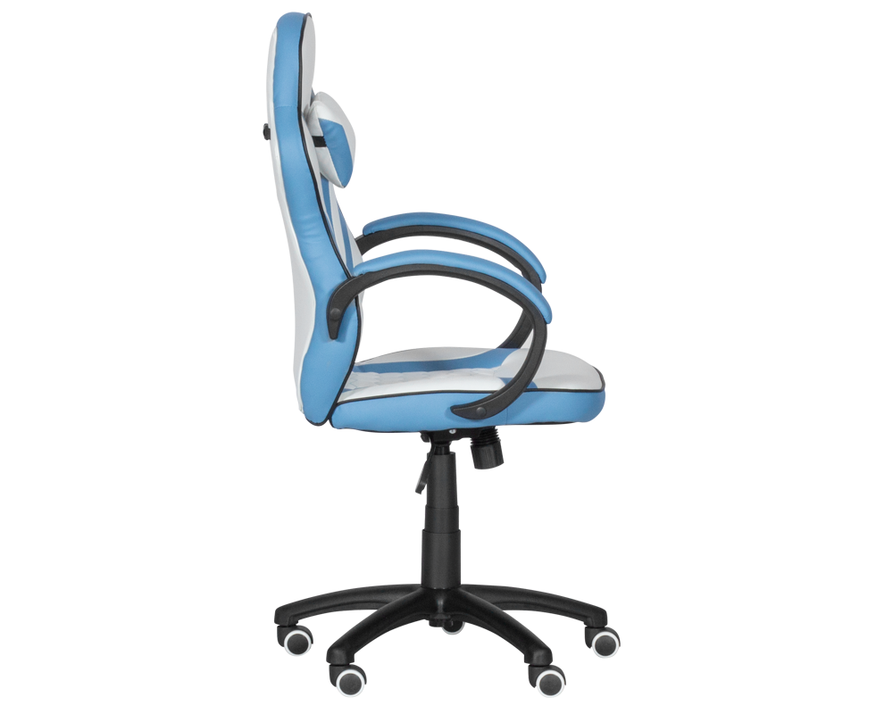 Геймърски стол Геймърски стол с футболни мотиви Carmen 6302 - бял-син 4