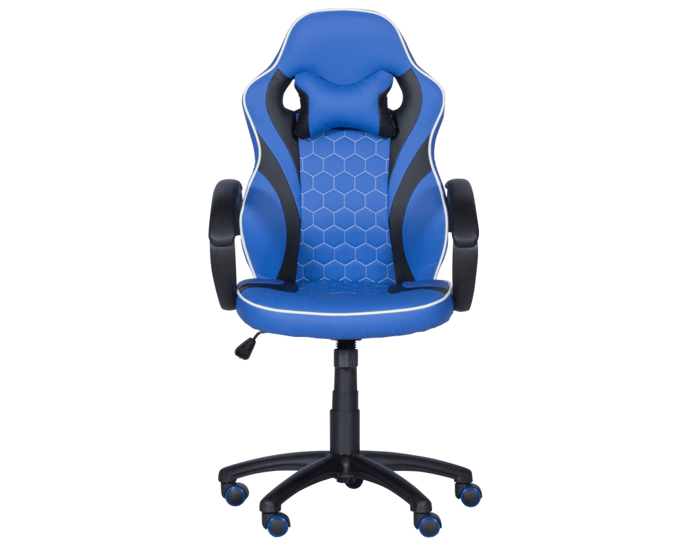 Геймърски стол Геймърски стол с футболни мотиви Carmen 6303 - син-черен 2