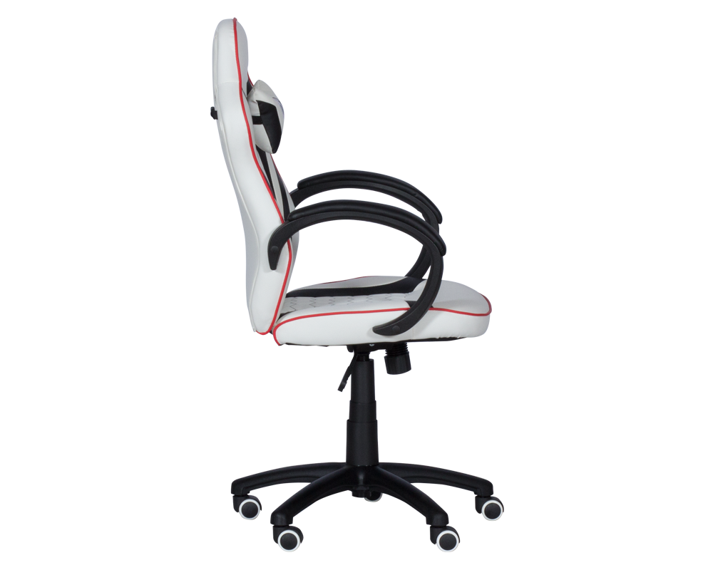 Геймърски стол Геймърски стол с футболни мотиви Carmen 6307 - бяло-черен 4