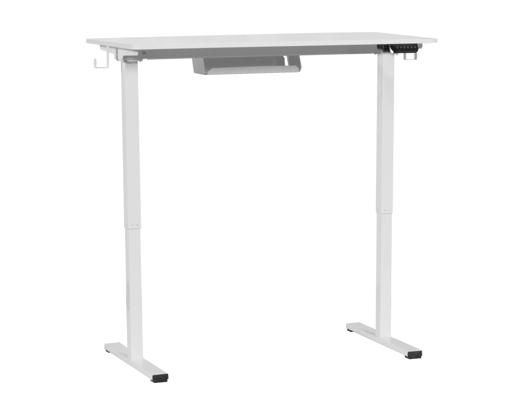 Бюро Ергономично регулируемо бюро Carmen CR- 4824 - бял 2