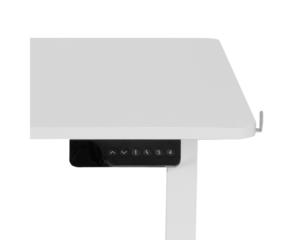 Бюро Ергономично регулируемо бюро Carmen CR- 4824 - бял 3